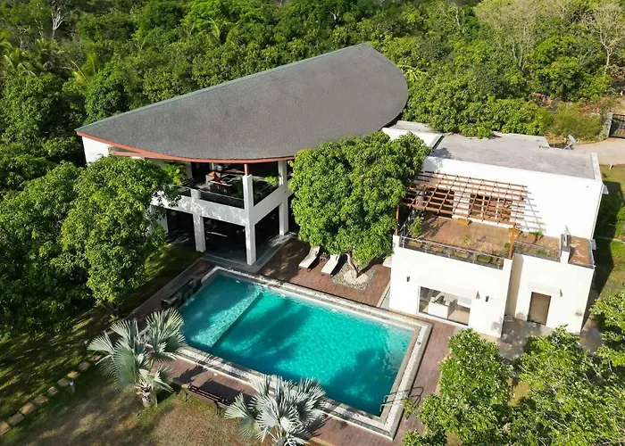 The Leaf: Stayvista's Poolside Oasis with Indoor Games Alibag